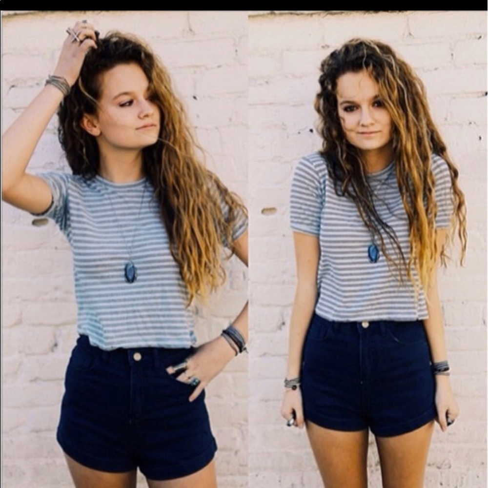 Brandy Melville black high waisted shorts